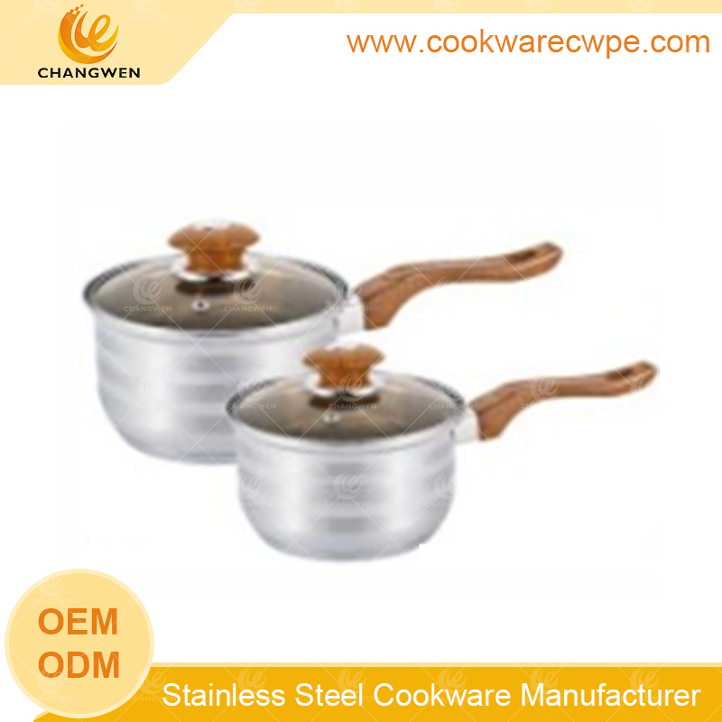 stainless steel frying pan pots and pans kitchen cookware set China manufacture CW51011-04N01